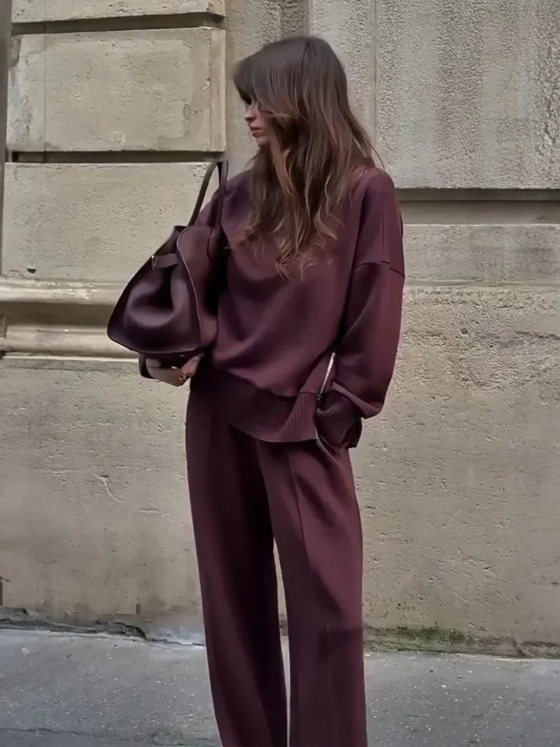 Serena | Conjunto Coordenado com Sweatshirt Ampla