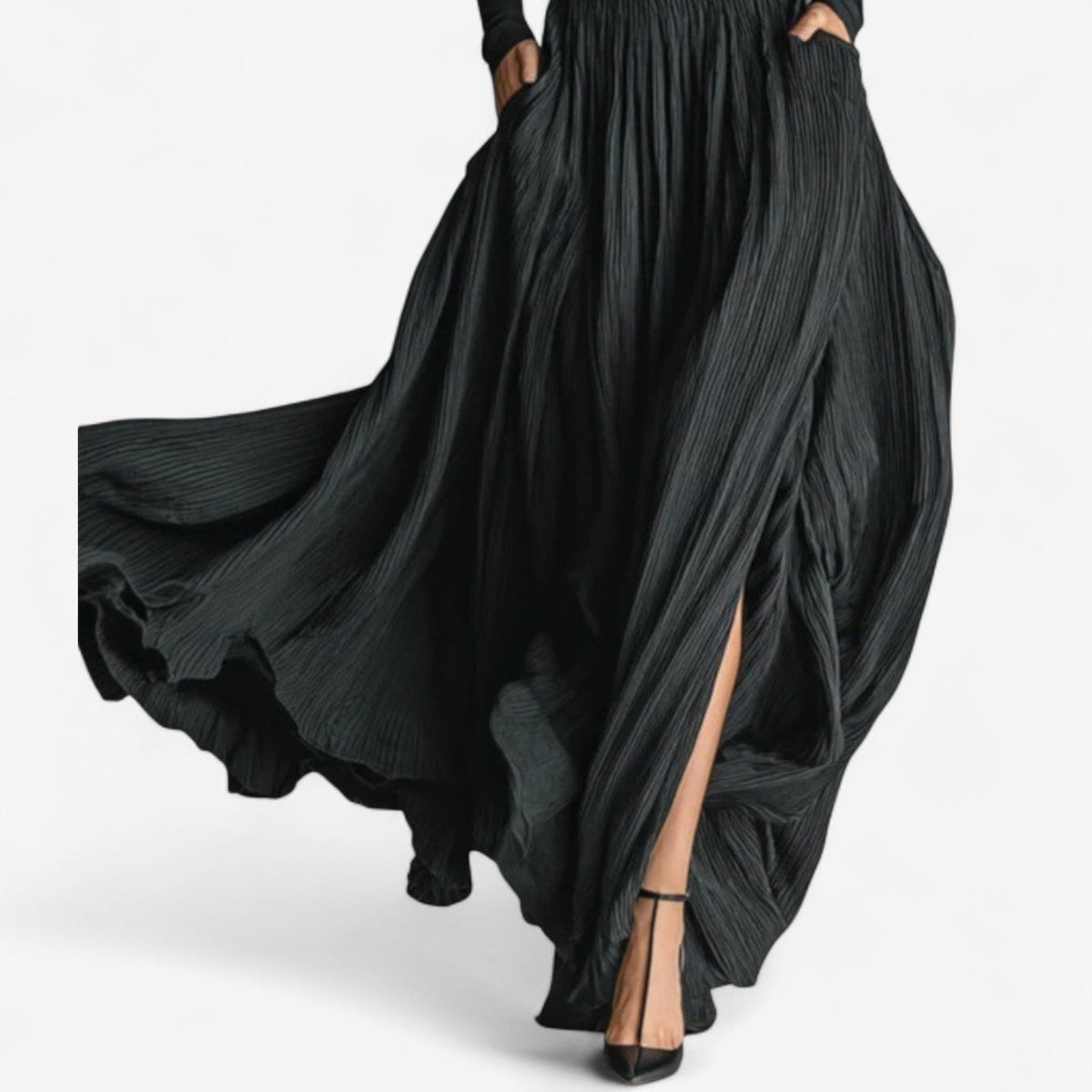 Raquel | Vestido Maxi de Cintura Subida