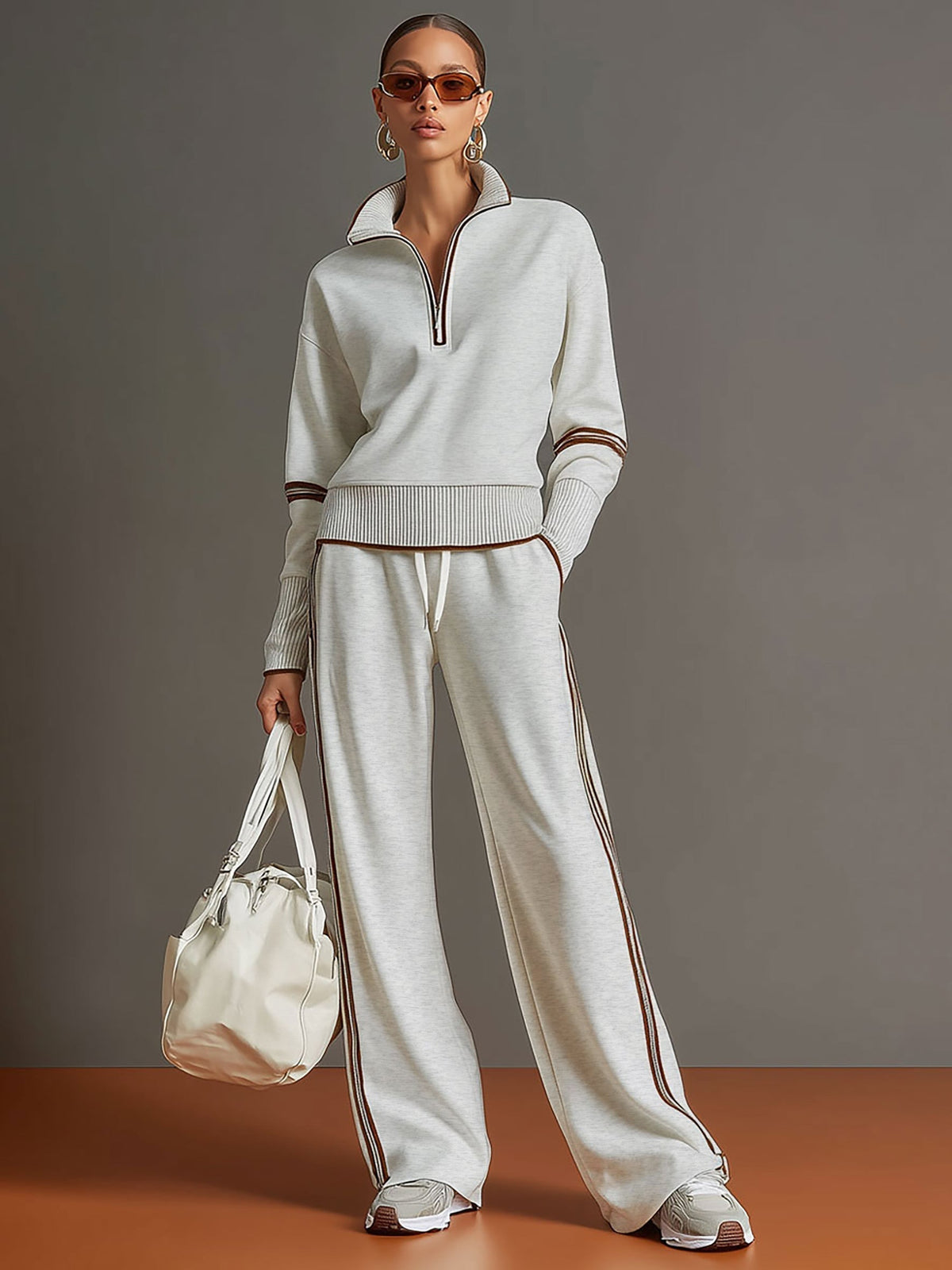 Marieta | Conjunto Coordenado com Camisola Suave e Calças Amplas